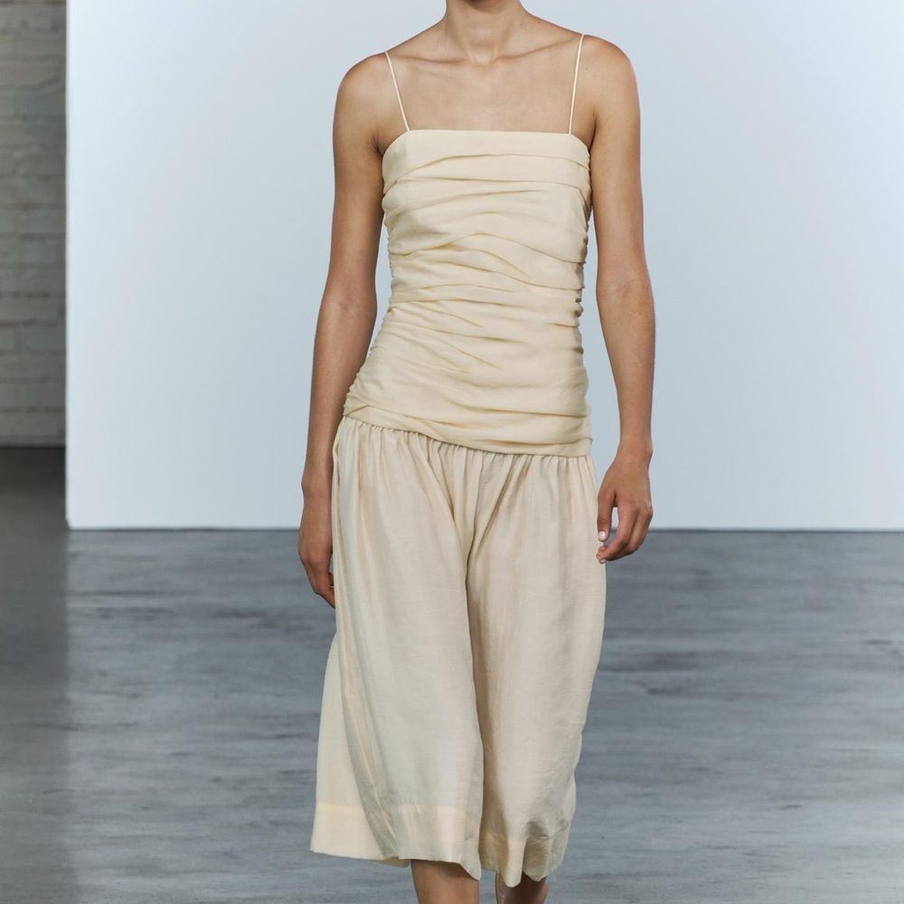 Zara collection draped midi dress - 7931/286 - size small - worn once